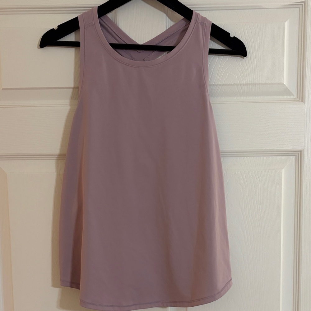 Old Navy Lavender Cross-Back Tank Top